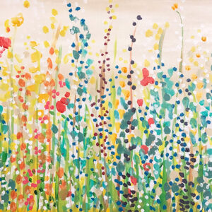 Original - Field of Wildflowers - Hand-painted acrylic on canvas